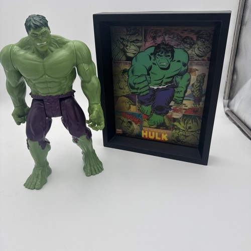 Hulk figure and holographic - and,