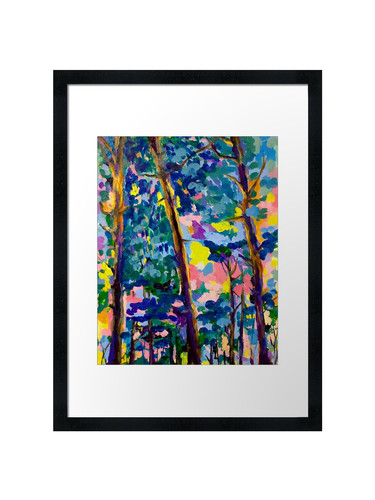 Holographic dream framed wall - dream,
