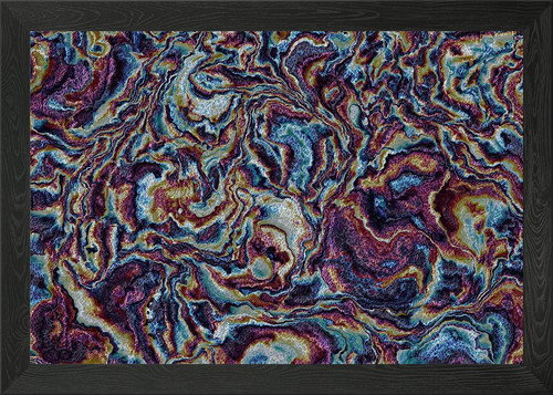 Holographic meadow framed - holographic,
