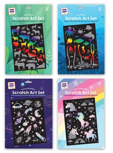 Scratch art kids gift space - scratch,