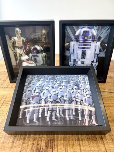 Star wars box framed - 3d,