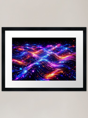 Holographic wave pattern - holographic,