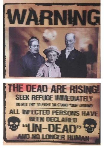 Zombie holographic walking - zombie,