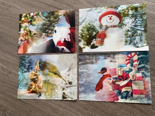 Christmas scene hologram - 4,