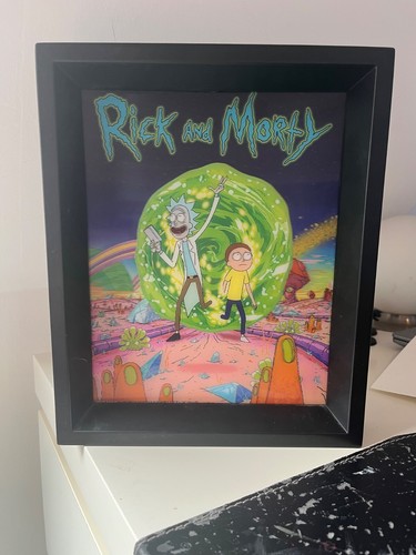 Rick and morty holographic - and,